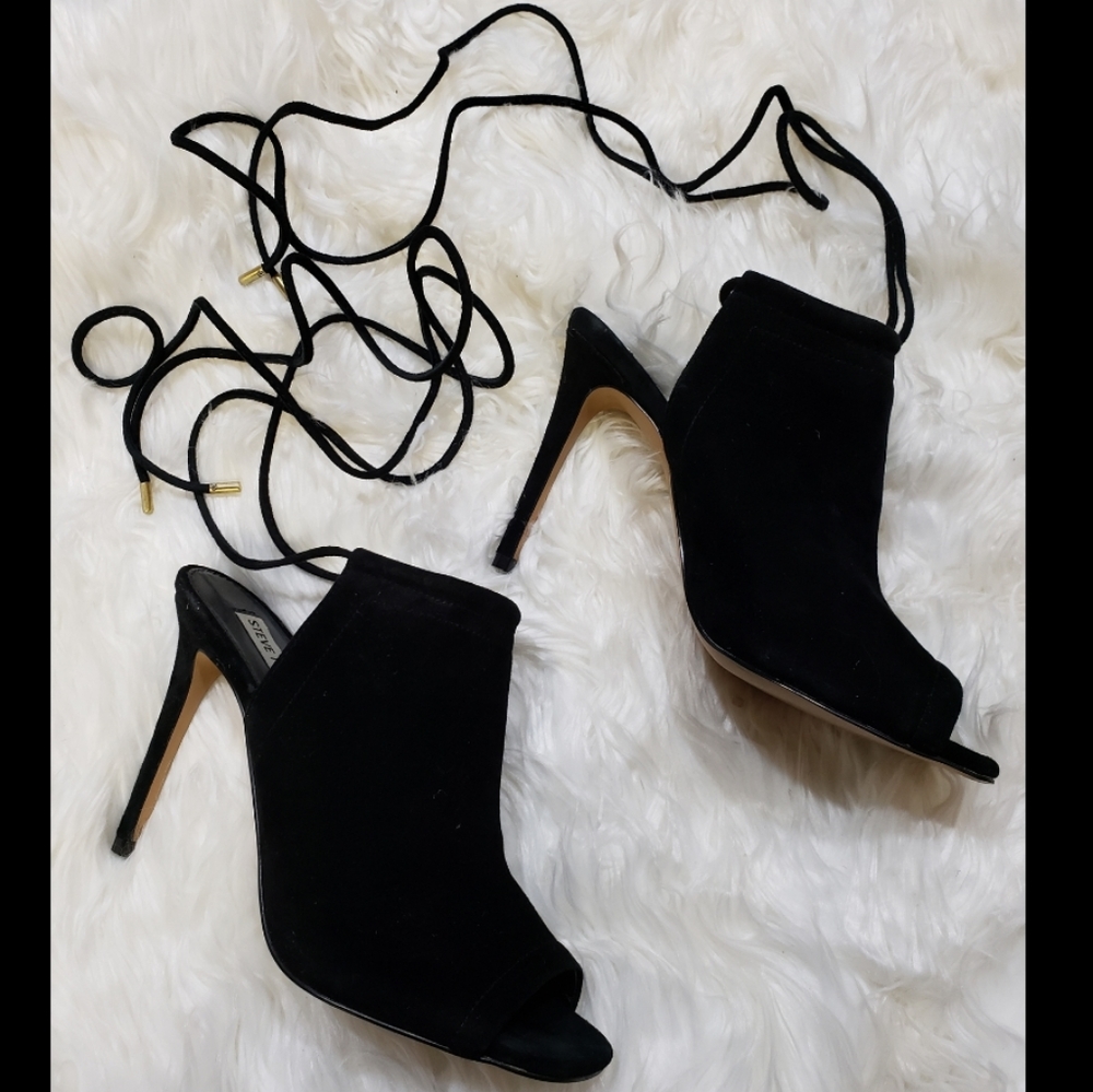 🚫SOLD🚫🎉3XHP! Steve Madden lace up heels - Picture 2 of 3